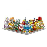 Bộ lắp ráp phố nhỏ xinh Mini Street View 8in1 Lele Brother