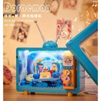 Bộ Lắp Ráp Tivi Doraemon - Đồ Chơi Xếp Hình 3D BALODY X ShangJi Nanoblock
