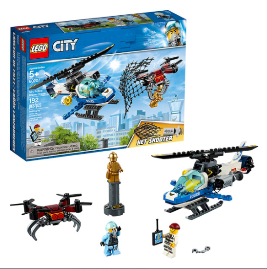 Bộ lắp ráp Truy bắt máy bay không người lái Lego City 60207