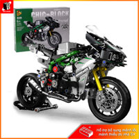 Bộ lắp ráp Xe Máy Phân Khối Lớn Technic 672003 Motorbike Kawasaki Ninja H2R | Hỗ trợ chi tiết thiếu bởi Moc Homes