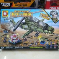 Bộ lắp ráp xếp hình lego NO.KY84075 xe quân sự HQ7-06