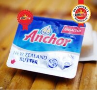 BƠ LẠT ANCHOR- ANCHOR UNSALTED BUTTER NEW ZEALAND - VỈ 10g
