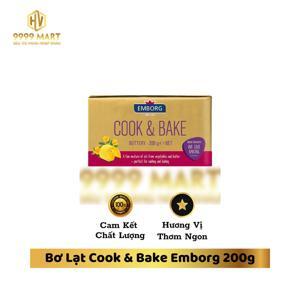Bơ lạt Cook & Bake Emborg 200gr