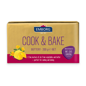Bơ lạt Cook & Bake Emborg 200gr