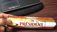 Bơ lạt cuộn President (Unsalted) - Cuộn 250gr & 100gr