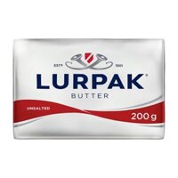 Bơ lạt khối Lurpak gói 300g (1 gói)