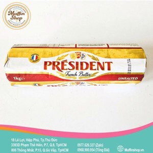 Bơ lạt President 1kg