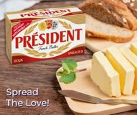 Bơ lạt President 200g Pháp