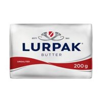 Bơ Lạt, Unsalted Danish Butter (200g) - LURPAK
