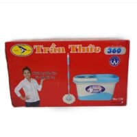 Bộ lau nhà 360 độ inox cao cấp Trần Thức 134