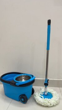 Bộ lau nhà 360 độ lồng inox