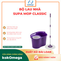 Bộ Lau Nhà 360 độ Omega Supa Mop Classic Đài Loan ( 1 Bông)