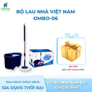 Bộ lau nhà 360 Mega Clean OMBO-06 Đen