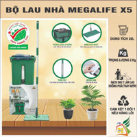 BỘ LAU NHÀ MEGALIFE X5, HÀNG CHÌNH HÃNG OMEGAHOME, THIẾT KẾ MỚI, GỌN NHẸ, TIỆN LỢI