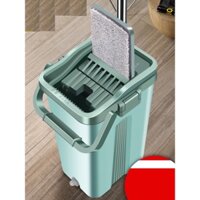 BỘ LAU NHÀ THÔNG MINH THÙNG CHỨA NƯỚC NHỎ MÂM LAU HÌNH CHỮ NHẬT XOAY 360 ĐỘ ĐA NĂNG TIỆN ÍCH