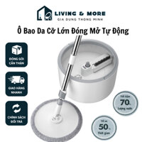 Bộ lau nhà tự vắt thông minh BLN90, bộ lau nhà tách nước bẩn, chổi lau nhà xoay 360 độ - Living&More