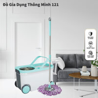 Bộ lau nhà tự vắt thông minh 360 độ dung tích 21L cây lau siêu nhẹ Homeplus X6 Megahome