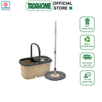 Bộ Lau Nhà Xoay 360 Độ Tự Vắt Thông Minh VIỆT NHẬT 9959, Cây Lau Nhà Tự Vắt 360 Độ - TADAHOME