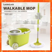 Bộ lau nhà xoay tay 360 độ Lock&Lock, lồng vắt bằng inox - MOP L003 [PT Store 90]