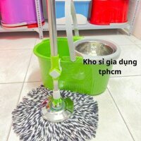 Bộ lau nhà 💖𝑭𝑹𝑬𝑬𝑺𝑯𝑰𝑷💖 Bộ Thùng lau nhà thông minh 360 độ ROBOT Thái lan Nhựa Dẻo Siêu Bền, Dung Tích Lớn