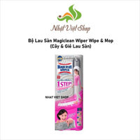 Bộ Lau Sàn Magiclean Wiper Wipe & Mop (Cây & Giẻ Lau Sàn)