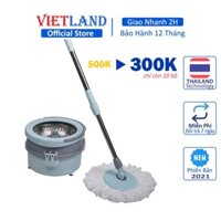 Bộ lau sàn nhà lồng vắt inox 304 nhỏ gọn cao cấp