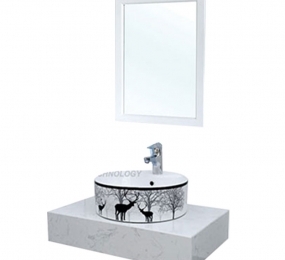 Bộ lavabo bàn đá Sarika BĐ-SR-04