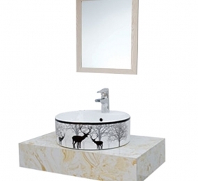 Bộ lavabo bàn đá Sarika BĐ-SR-05