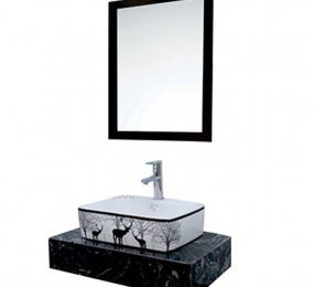 Bộ lavabo bàn đá Sarika BĐ-SR-03