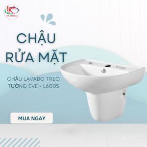 Bộ lavabo Everest treo tường EVE-L6005