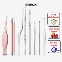 Bộ lấy ráy tai có đèn cho bé và người lớn, dụng cụ vệ sinh tai cao cấp