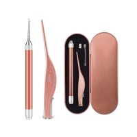 Bộ lấy ráy tai có đèn cho gia đình, dụng cụ vệ sinh tai cao cấp