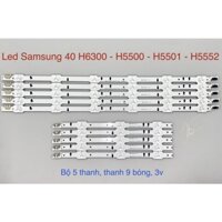 Bộ Led Samsung 40 H5501-H6300-H5550-H5552 (5 Thanh)