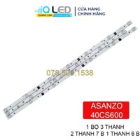 BỘ LED TIVI ASANZO 40CS6000 DARLING 40DF2200 JS-D-JP3910-071 061EC(80122) MỚI 100% BỘ 3 THANH, 2 THANH 7 BÓNG 1 THANH 6