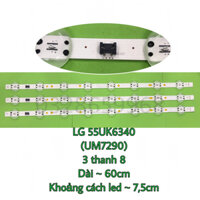 Bộ led TV LG 55UK6340/UK6320 - 55UM7100 / UM7290 / UM7300 / UM7400 / UM7600