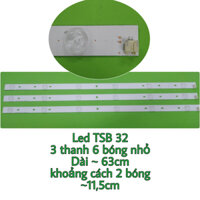 Bộ led TV Toshiba 32P1303 - 32P1400 - 32P1300 - 32L2450 - 32P2400