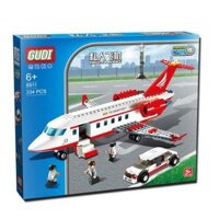 Bộ lego-Gudi máy bay chở khách