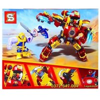 Bộ Lego Lắp Ghép Ninjago Super Heroes Marvel - Iron Man. Gồm 371 Chi Tiết. Lego Ninjago Lắp Ráp Đồ Chơi Cho Bé.