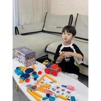 Bộ lego lắp ghép robot có động cơ điện chuyển động được 116 chi tiết, lắp ghép kĩ thuật điện tăng khả năng tư duy sáng t