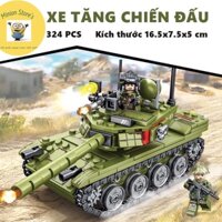 Bộ Lego lắp ráp, BỘ XE TĂNG CHIẾN ĐẤU [324 mảnh ghép ]