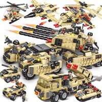 bộ lego quân đội 820 chi tiết