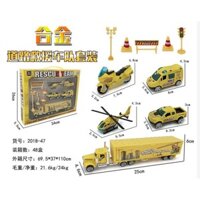 BỘ LEGO XE CỨU HỎA VÀNG