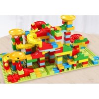 Bộ lego xếp hình cầu trượt