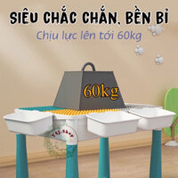 Bộ lego xếp hình đồ chơi cho bé MYKA bàn xếp hình lego gấp gọn đồ chơi thông minh cho bé BABY SHOP D - 005