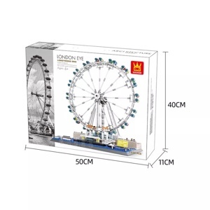 Bộ lego xếp hình Wange chuyển động đu quay 3 in 1