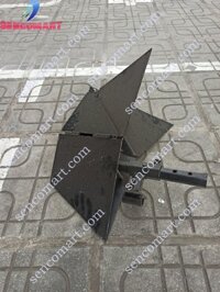 Bộ lên luống gắn máy xới đất, máy cày