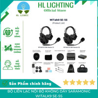Bộ Liên Lạc Nội Bộ Không Dây Saramonic WiTalk9 SE-5S - Tai Nghe Đa Dụng, Công Nghệ DECT, Độ Trễ Thấp