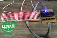 Bộ linh kiện mạch in 4 LED ma trận chạy chữ 89S52 LDNam
