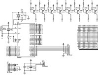 Bộ linh kiện + mạch in mạch hai LED ma trận chạy chữ đơn giản đa dụng – 89S52 lập trình C – LDNam