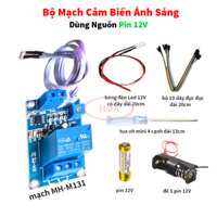 Bộ Linh Kiện Mô Đun Cảm Biến Ánh Sáng XH-M131 Điều Khiển Bằng Relay 12V, Thực Hành Môn Công Nghệ 8 Cho Học Sinh